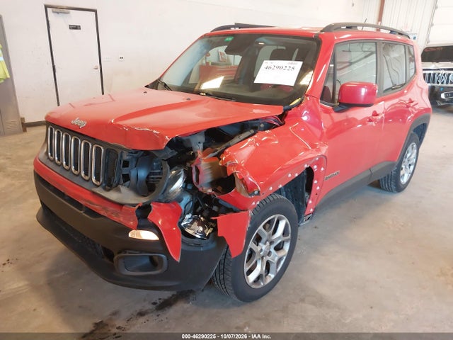 2015 Jeep Renegade Latitude მანქანა იყიდება აუქციონზე, vin: ZACCJBBT3FPB21427, აუქციონის ნომერი: 46290225