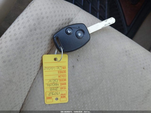 Продажа на аукционе авто 2008 Honda Cr-v Lx, vin: 5J6RE483X8L050939, номер лота: 46290474