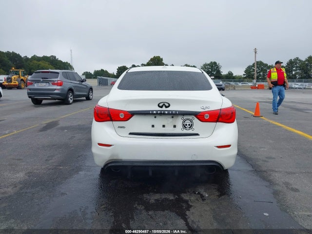 2017 Infiniti Q50 3.0t Premium მანქანა იყიდება აუქციონზე, vin: JN1EV7AR7HM836151, აუქციონის ნომერი: 46290487