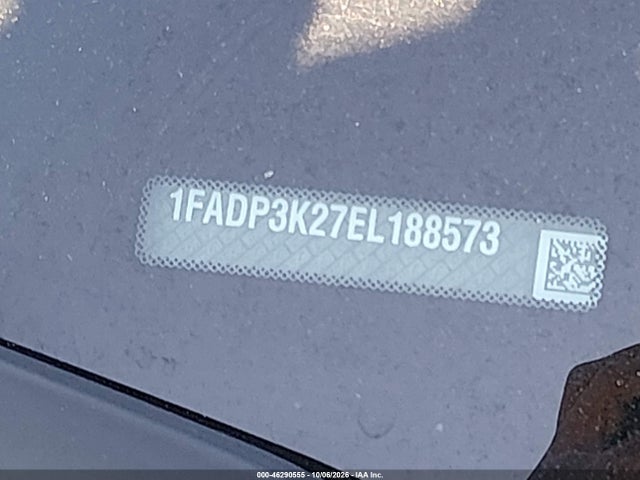 46290555 :رقم المزاد ، 1FADP3K27EL188573 vin ، 2014 Ford Focus Se مزاد بيع