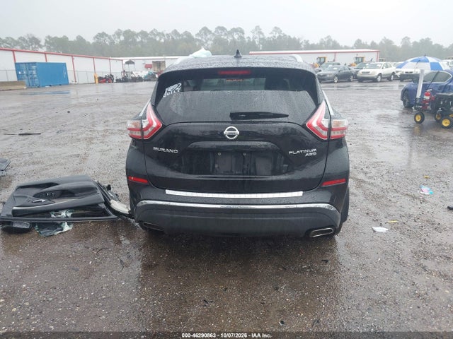 46290863 :رقم المزاد ، 5N1AZ2MH3JN171587 vin ، 2018 Nissan Murano Platinum مزاد بيع