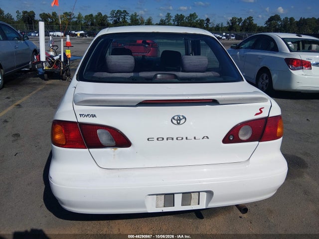 2001 Toyota Corolla S მანქანა იყიდება აუქციონზე, vin: 1NXBR12E31Z517554, აუქციონის ნომერი: 46290867