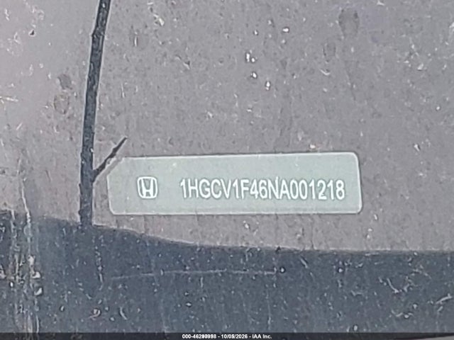 Продажа на аукционе авто 2022 Honda Accord Sport Special Edition, vin: 1HGCV1F46NA001218, номер лота: 46290998