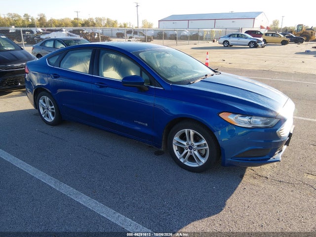 46291613 :رقم المزاد ، 3FA6P0UU8JR279000 vin ، 2018 Ford Fusion Hybrid S مزاد بيع