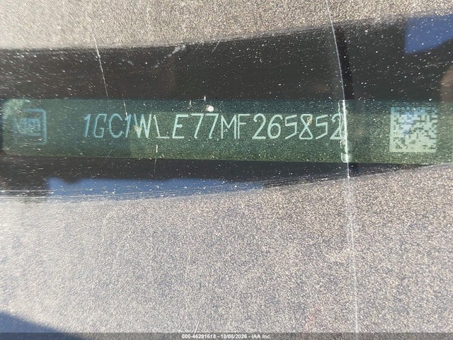 1GC1WLE77MF265852 Chevrolet Silverado 2500hd 2wd Long Bed Wt