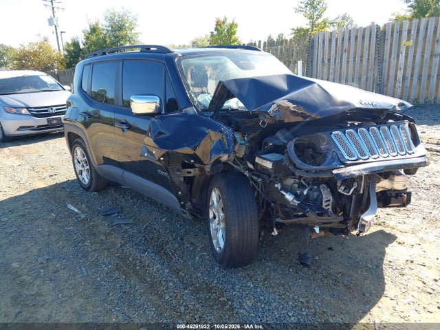 2016 Jeep Renegade Latitude მანქანა იყიდება აუქციონზე, vin: ZACCJABT4GPD34656, აუქციონის ნომერი: 46291932