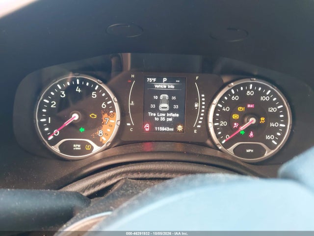 2016 Jeep Renegade Latitude მანქანა იყიდება აუქციონზე, vin: ZACCJABT4GPD34656, აუქციონის ნომერი: 46291932
