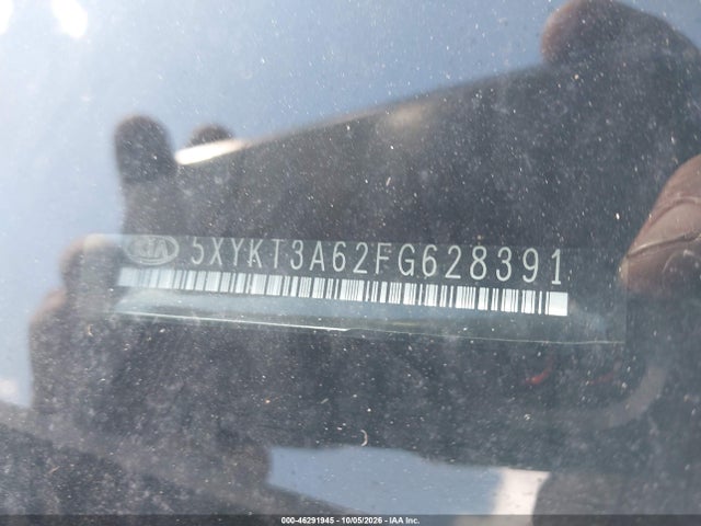 46291945 :رقم المزاد ، 5XYKT3A62FG628391 vin ، 2015 Kia Sorento Lx مزاد بيع
