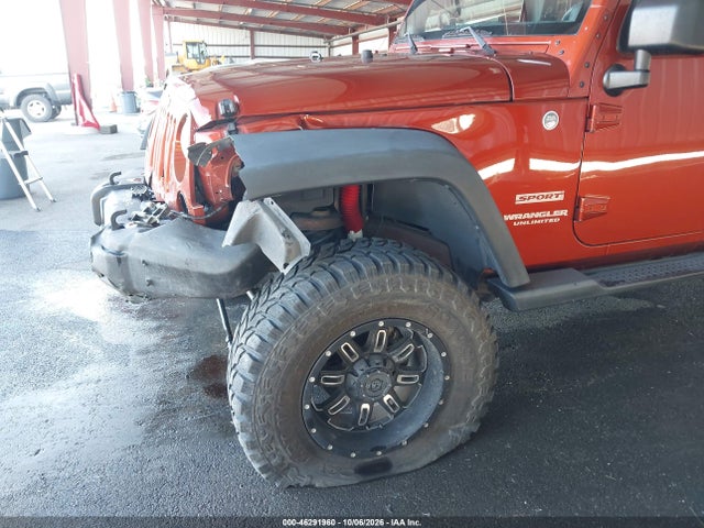 Продаж на аукціоні авто 2014 Jeep Wrangler Unlimited Sport, vin: 1C4BJWDGXEL232496, номер лоту: 46291960