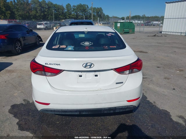Продаж на аукціоні авто 2014 Hyundai Elantra Limited, vin: 5NPDH4AE3EH495221, номер лоту: 46292009