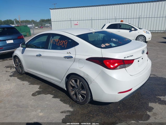 Продаж на аукціоні авто 2014 Hyundai Elantra Limited, vin: 5NPDH4AE3EH495221, номер лоту: 46292009