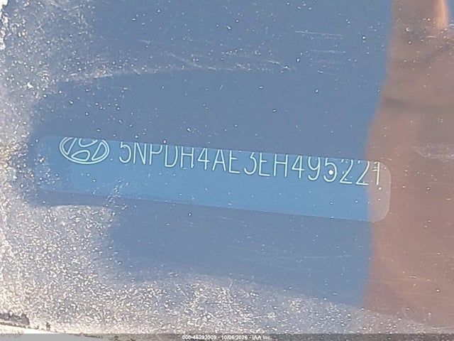 Продаж на аукціоні авто 2014 Hyundai Elantra Limited, vin: 5NPDH4AE3EH495221, номер лоту: 46292009