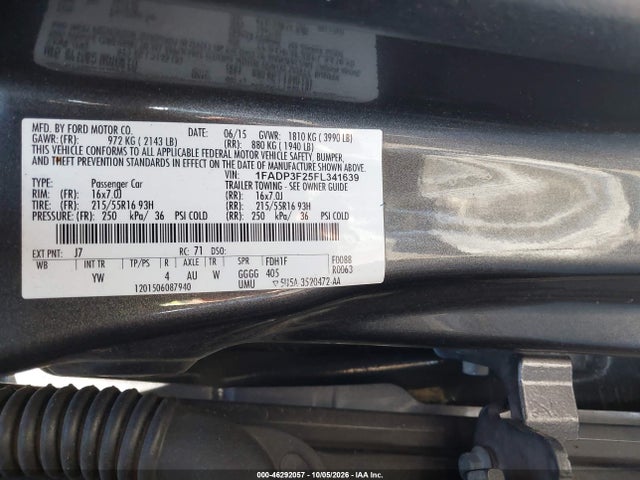 Aukcja sprzedaży 2015 Ford Focus Se, vin: 1FADP3F25FL341639, numer aukcji: 46292057