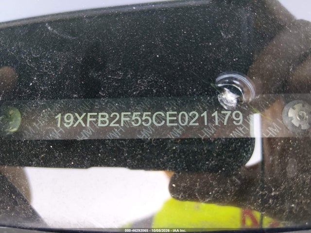 Продаж на аукціоні авто 2012 Honda Civic Lx, vin: 19XFB2F55CE021179, номер лоту: 46292065