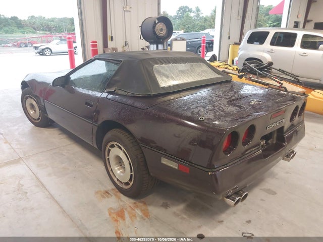 1987 Chevrolet Corvette მანქანა იყიდება აუქციონზე, vin: 1G1YY3183H5119234, აუქციონის ნომერი: 46292070