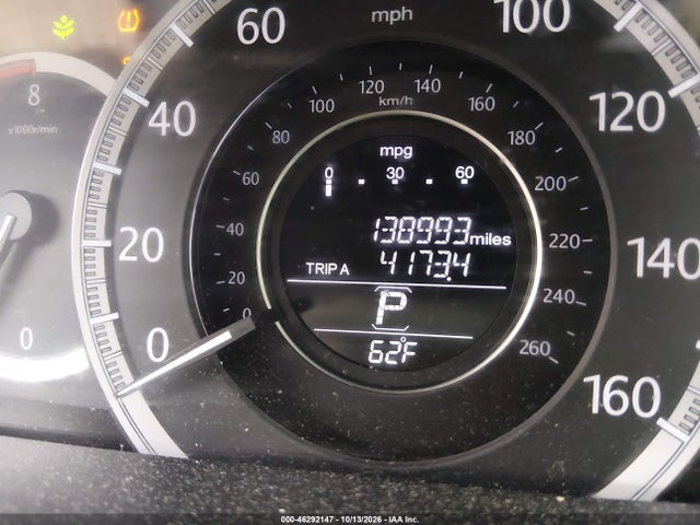 2014 Honda Accord Ex-l მანქანა იყიდება აუქციონზე, vin: 1HGCR2F8XEA045705, აუქციონის ნომერი: 46292147