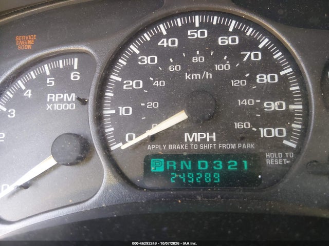 2002 Chevrolet Tahoe Z71 მანქანა იყიდება აუქციონზე, vin: 1GNEK13Z02R234824, აუქციონის ნომერი: 46292249