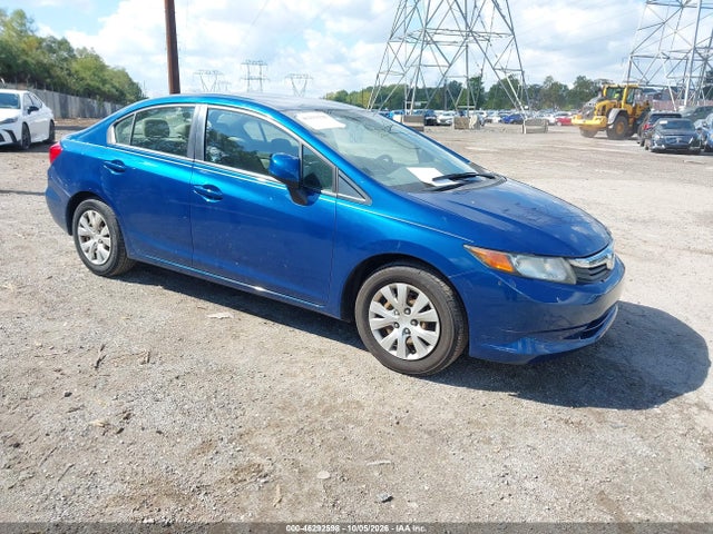 46292598 :رقم المزاد ، 2HGFB2F59CH509542 vin ، 2012 Honda Civic Lx مزاد بيع