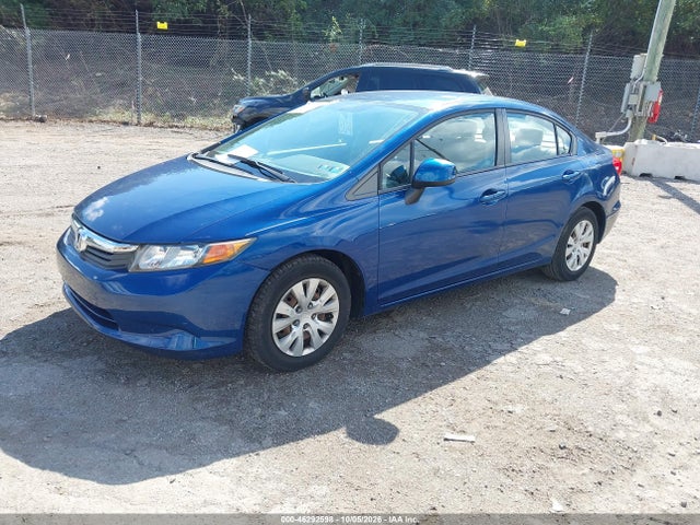 Продаж на аукціоні авто 2012 Honda Civic Lx, vin: 2HGFB2F59CH509542, номер лоту: 46292598
