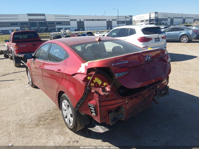 2016 Hyundai Elantra Se მანქანა იყიდება აუქციონზე, vin: 5NPDH4AE1GH715720, აუქციონის ნომერი: 46293022