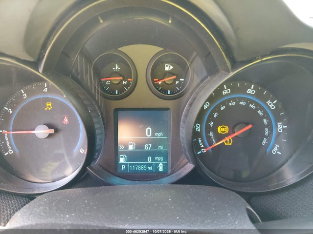 Aukcja sprzedaży 2012 Chevrolet Cruze 1lt, vin: 1G1PF5SCXC7329746, numer aukcji: 46293047