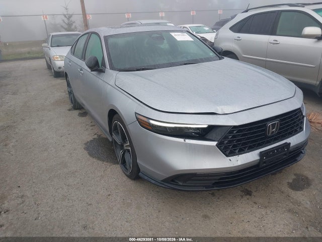 2026 Honda Accord Hybrid Sport მანქანა იყიდება აუქციონზე, vin: 1HGCY2F53TA040240, აუქციონის ნომერი: 46293081