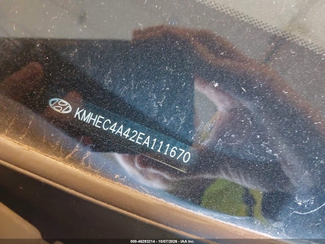46293214 :رقم المزاد ، KMHEC4A42EA111670 vin ، 2014 Hyundai Sonata Hybrid Limited مزاد بيع