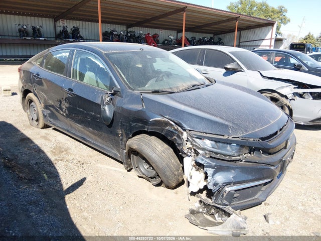 46293722 :رقم المزاد ، 19XFC2F6XKE000056 vin ، 2019 Honda Civic Lx مزاد بيع
