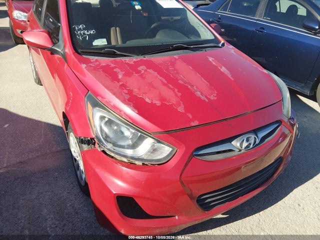 2014 Hyundai Accent Gls მანქანა იყიდება აუქციონზე, vin: KMHCT4AE2EU640163, აუქციონის ნომერი: 46293745