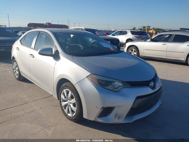 46293784 :رقم المزاد ، 5YFBURHE9GP565509 vin ، 2016 Toyota Corolla Le مزاد بيع