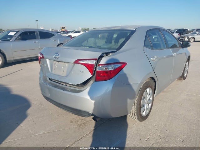 46293784 :رقم المزاد ، 5YFBURHE9GP565509 vin ، 2016 Toyota Corolla Le مزاد بيع
