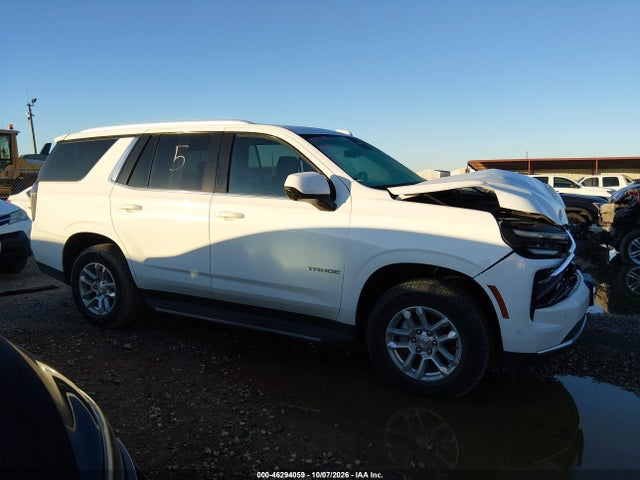 2025 Chevrolet Tahoe 2wd Lt მანქანა იყიდება აუქციონზე, vin: 1GNS5NRD9SR275952, აუქციონის ნომერი: 46294059