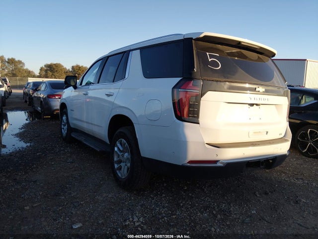 2025 Chevrolet Tahoe 2wd Lt მანქანა იყიდება აუქციონზე, vin: 1GNS5NRD9SR275952, აუქციონის ნომერი: 46294059