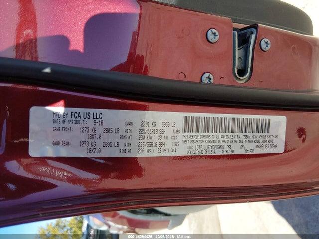 Продажа на аукционе авто 2019 Jeep Cherokee Altitude Fwd, vin: 1C4PJLLB7KD296088, номер лота: 46294426