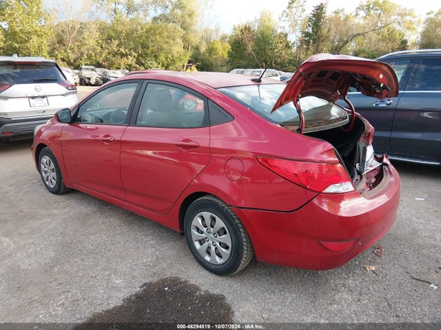 Aukcja sprzedaży 2017 Hyundai Accent Se, vin: KMHCT4AE4HU251562, numer aukcji: 46294519