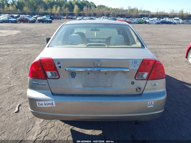 Продаж на аукціоні авто 2003 Honda Civic Ex, vin: 2HGES26713H582708, номер лоту: 46294654