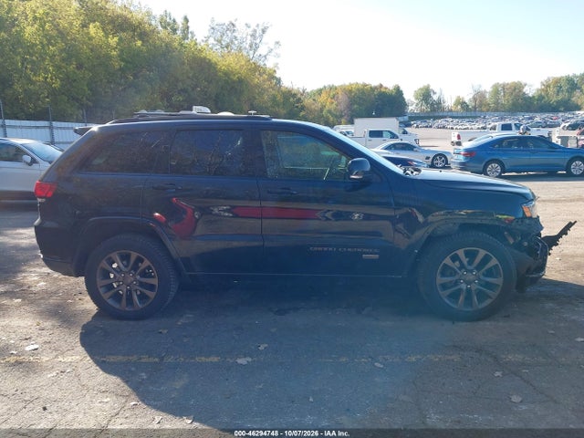 2016 Jeep Grand Cherokee Limited 75th Anniversary მანქანა იყიდება აუქციონზე, vin: 1C4RJFBG0GC498968, აუქციონის ნომერი: 46294748