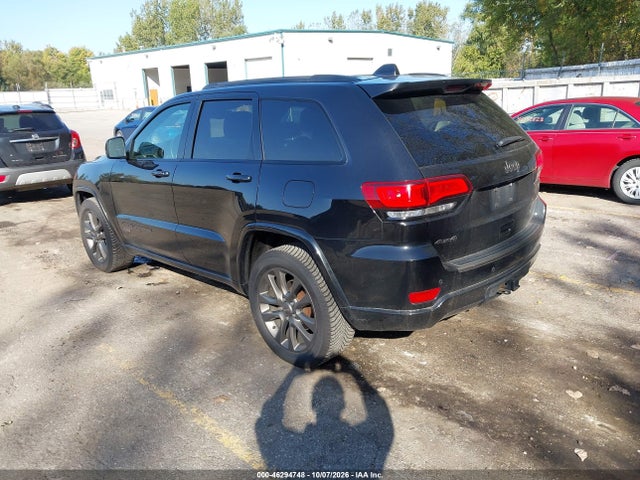 2016 Jeep Grand Cherokee Limited 75th Anniversary მანქანა იყიდება აუქციონზე, vin: 1C4RJFBG0GC498968, აუქციონის ნომერი: 46294748