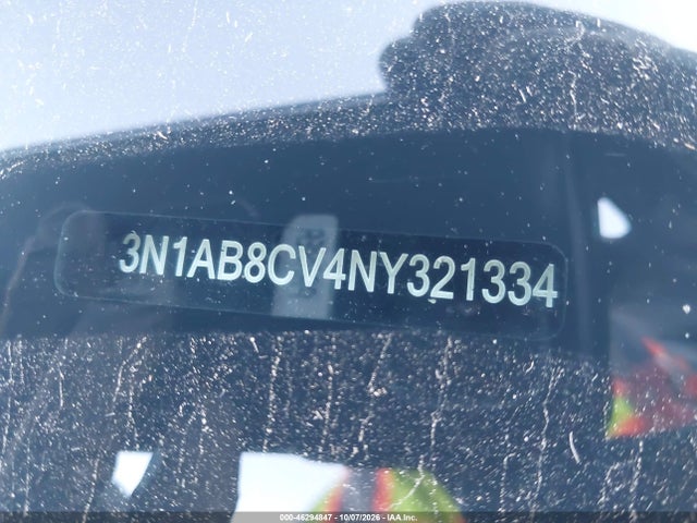 Продаж на аукціоні авто 2022 Nissan Sentra Sv Xtronic Cvt, vin: 3N1AB8CV4NY321334, номер лоту: 46294847