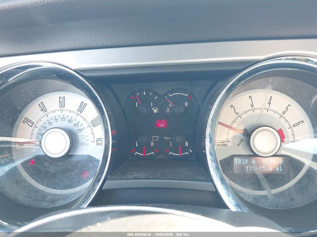 2010 Ford Mustang V6/v6 Premium მანქანა იყიდება აუქციონზე, vin: 1ZVBP8AN1A5150312, აუქციონის ნომერი: 46295030
