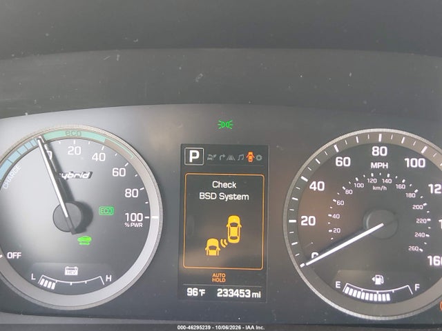Aukcja sprzedaży 2017 Hyundai Sonata Hybrid Limited, vin: KMHE34L12HA051610, numer aukcji: 46295239