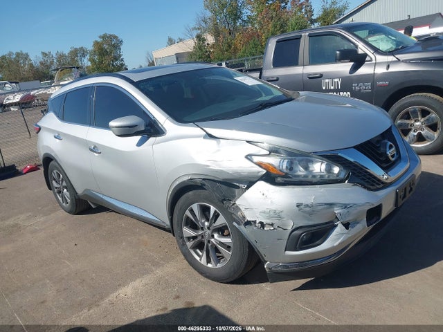 2015 Nissan Murano Sv მანქანა იყიდება აუქციონზე, vin: 5N1AZ2MH6FN286921, აუქციონის ნომერი: 46295333