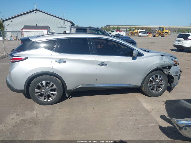 2015 Nissan Murano Sv მანქანა იყიდება აუქციონზე, vin: 5N1AZ2MH6FN286921, აუქციონის ნომერი: 46295333