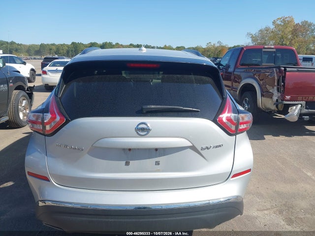 2015 Nissan Murano Sv მანქანა იყიდება აუქციონზე, vin: 5N1AZ2MH6FN286921, აუქციონის ნომერი: 46295333