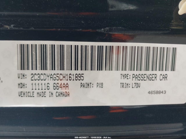 Aukcja sprzedaży 2012 Dodge Challenger Sxt, vin: 2C3CDYAG5CH161895, numer aukcji: 46295877