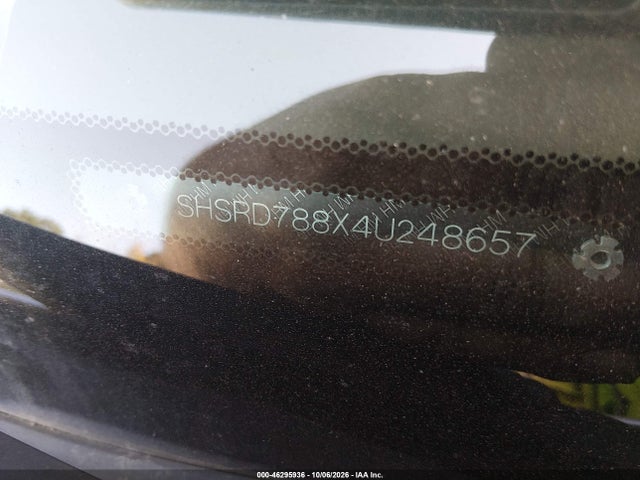 2004 Honda Cr-v Ex მანქანა იყიდება აუქციონზე, vin: SHSRD788X4U248657, აუქციონის ნომერი: 46295936