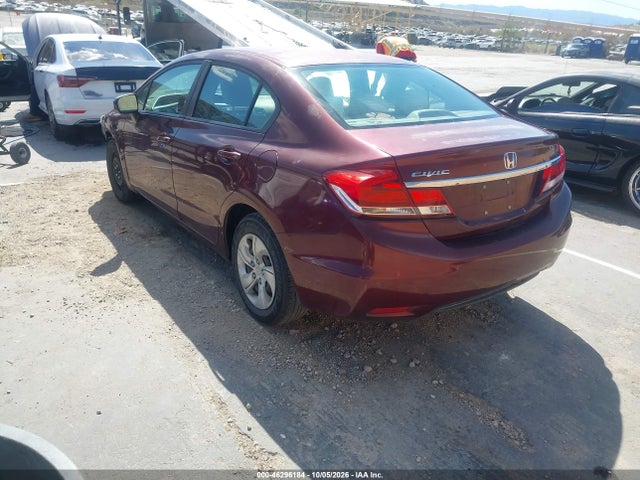 2014 Honda Civic Lx მანქანა იყიდება აუქციონზე, vin: 19XFB2F59EE212431, აუქციონის ნომერი: 46296184