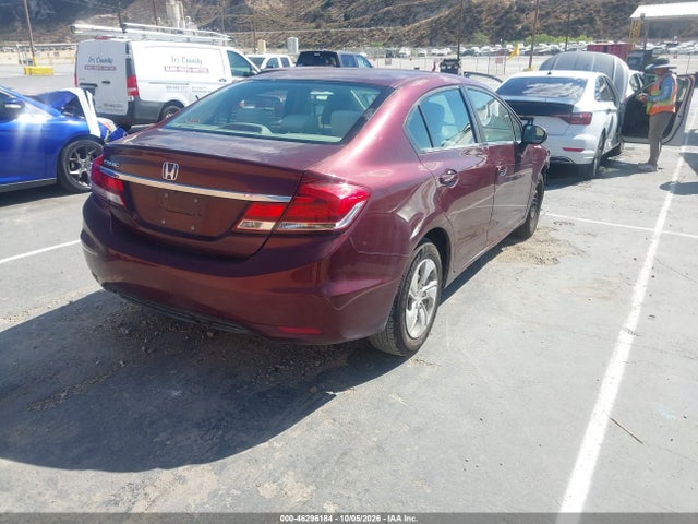 2014 Honda Civic Lx მანქანა იყიდება აუქციონზე, vin: 19XFB2F59EE212431, აუქციონის ნომერი: 46296184