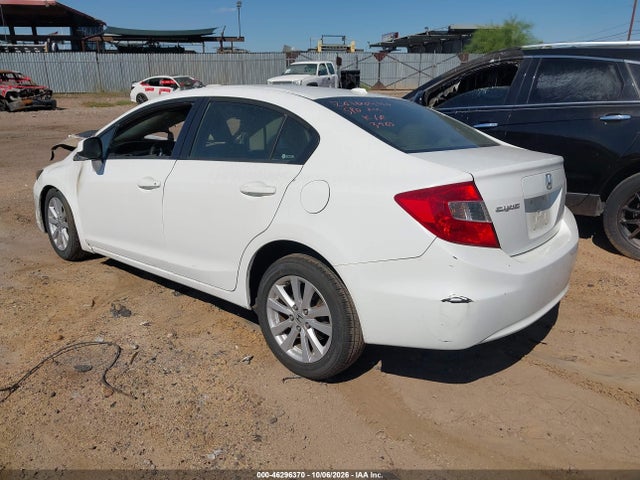 46296370 :رقم المزاد ، 2HGFB2F99CH513965 vin ، 2012 Honda Civic Ex-l مزاد بيع
