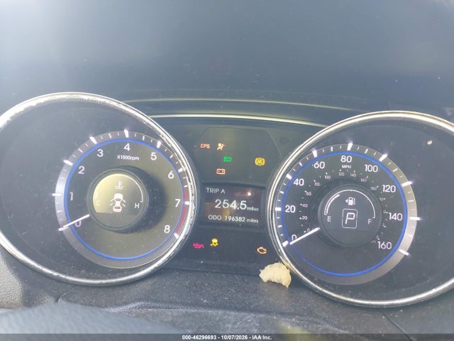 2012 Hyundai Sonata Gls მანქანა იყიდება აუქციონზე, vin: 5NPEB4AC7CH488788, აუქციონის ნომერი: 46296693